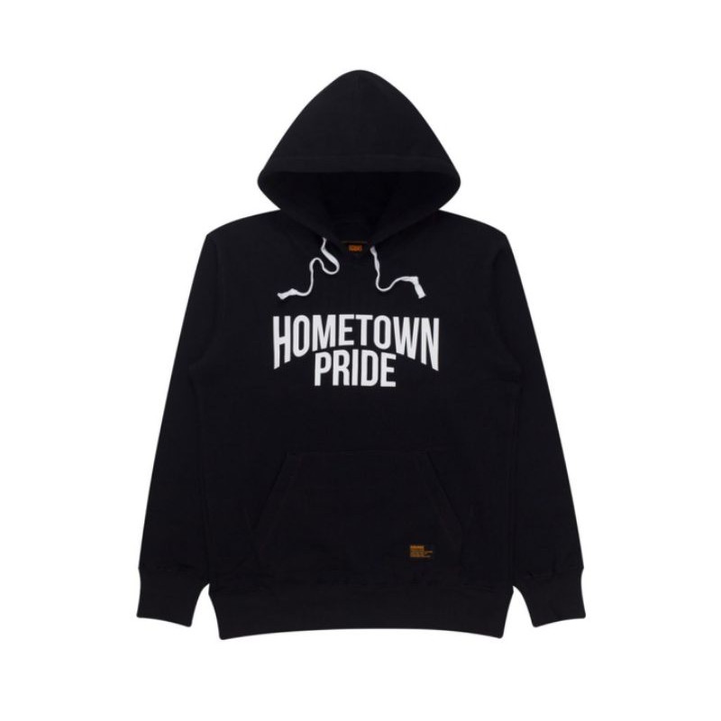 Screamous Hoodie HOMETOWN PRIDE ON WHITE BLACK