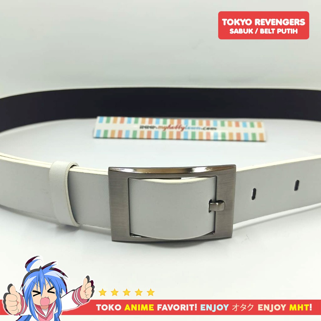 Belt Ikat Pinggang Putih Anime Cosplay Kimetsu no Yaiba Demon Slayer Tokyo Manji Revengers