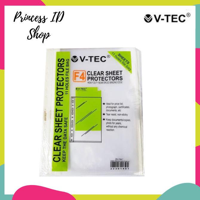 

Office & Stationery | Document Organizer | Isi Binder Plastik Sheet Protector V-Tec | Best Seller