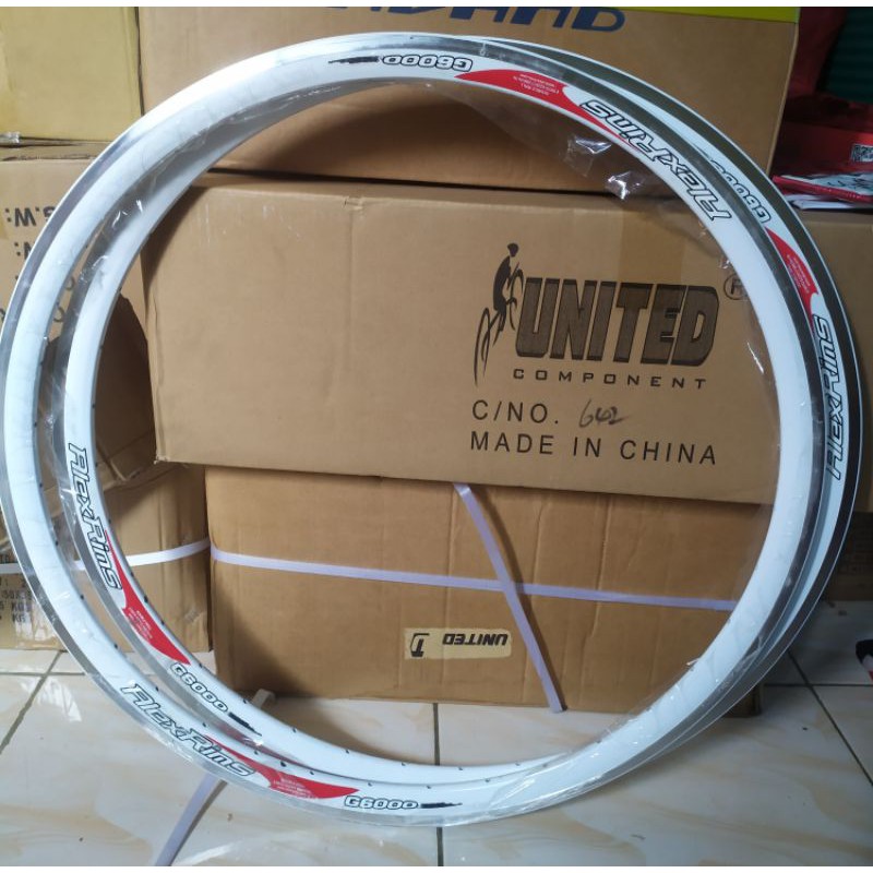 Rims velg 700c Alexrims G6000 36H alloy putih