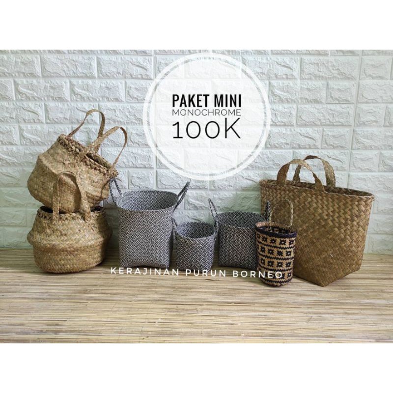 Paket Purun Mini Monochrome