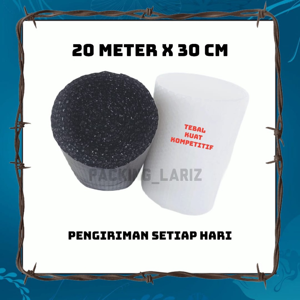 

bubble wrap 20mx30cm meteran murah tebal babel wrap rap meteran murah tebal