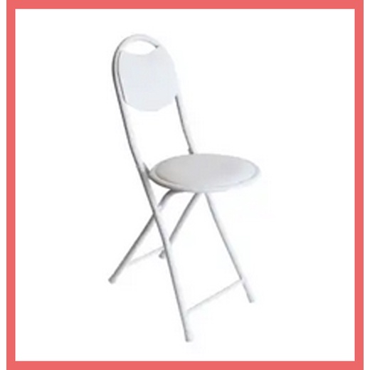 Kursi Lipat Bangku Sholat / Folding Chair / Kursi traveling - Putih