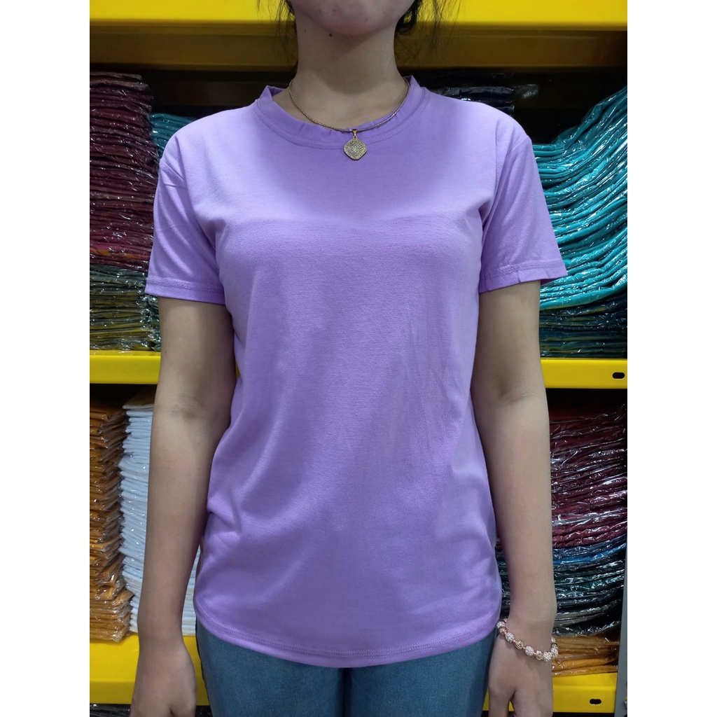 kaos polos wanita o-neck