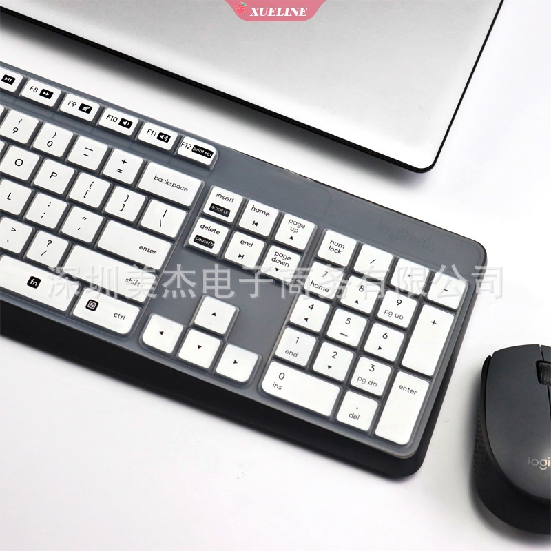 Casing Pelindung Keyboard Logitech MK315 MK235 K375 Universal Bahan Silikon Tahan Air Dan Debu