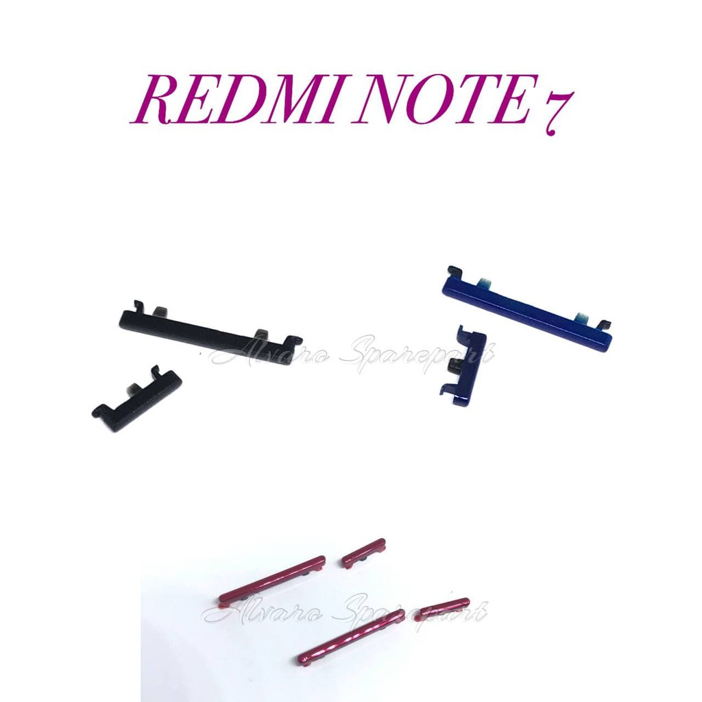 TOMBOL ON OFF LUAR TOMBOL CASING REDMI NOTE 7