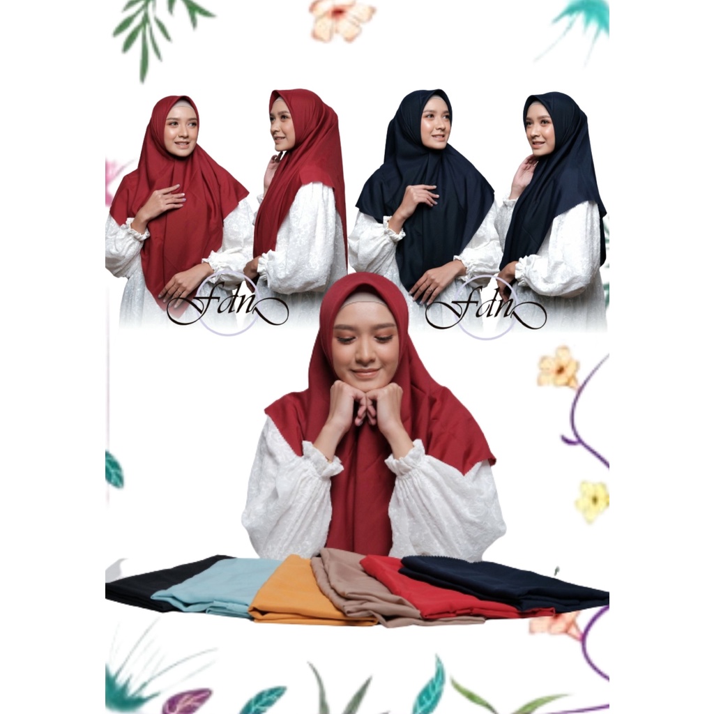 [COD] Jilbab Voal Polos Premium , Kerudung Segiempat , Hijab Segi empat HARGA GROSIR MURAH