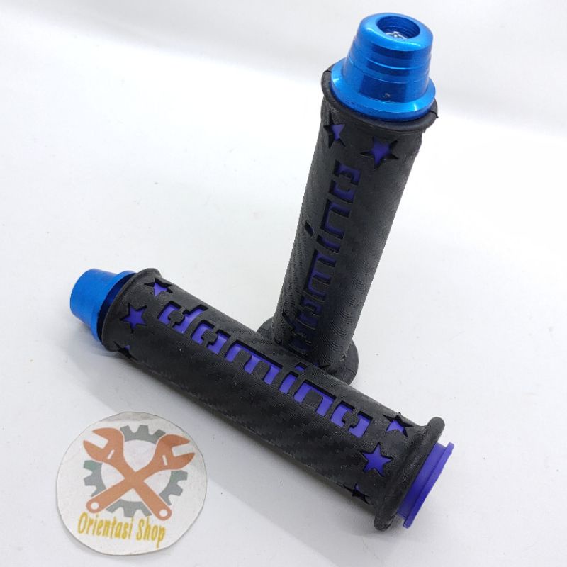 HANDGRIP DOMINO BINTANG KARET PLUS JALU STANG BISA UNTUK SEMUA MOTOR