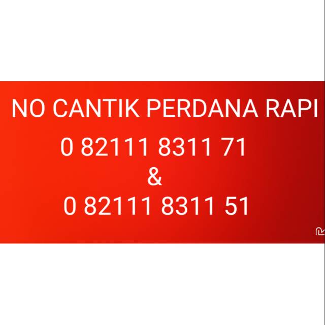 No cantik Telkomsel super rapi 4g