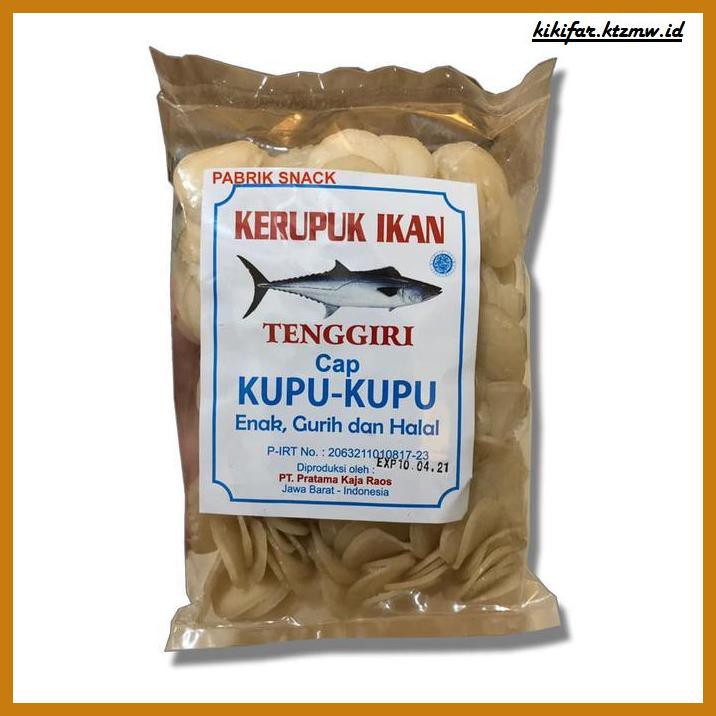 

Makanan-Kering- Kerupuk Ikan Tenggiri Mentah Kualitas Ekspor 200Gr -Aneka.