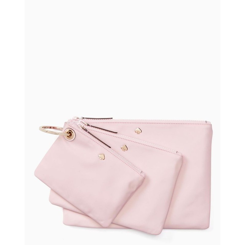 pouch kate spade jae triple pouch serendipity pink