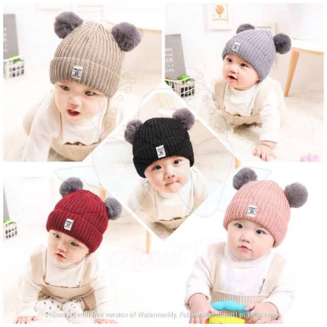 TOPI KUPLUK BAYI LUCU / TOPI KUPLUK ANAK LUCU