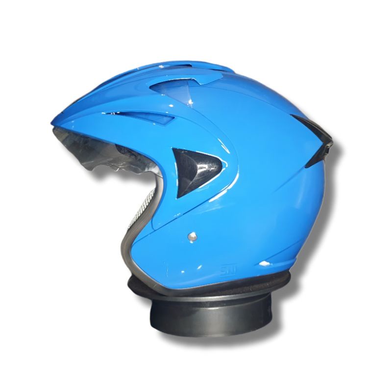Helm Hiu biru TNI AL dengan double visor