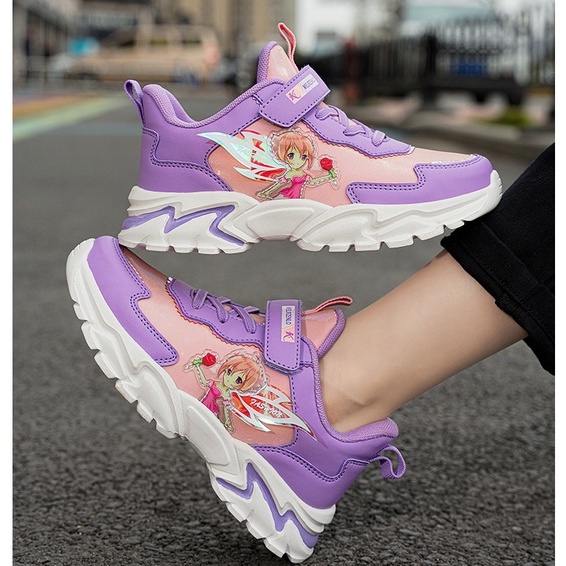 littlekiddoss Sepatu Sneakers Anak Perempuan Sepatu Kets Fairy Anak Cewek Import Size 37-38 SH2216