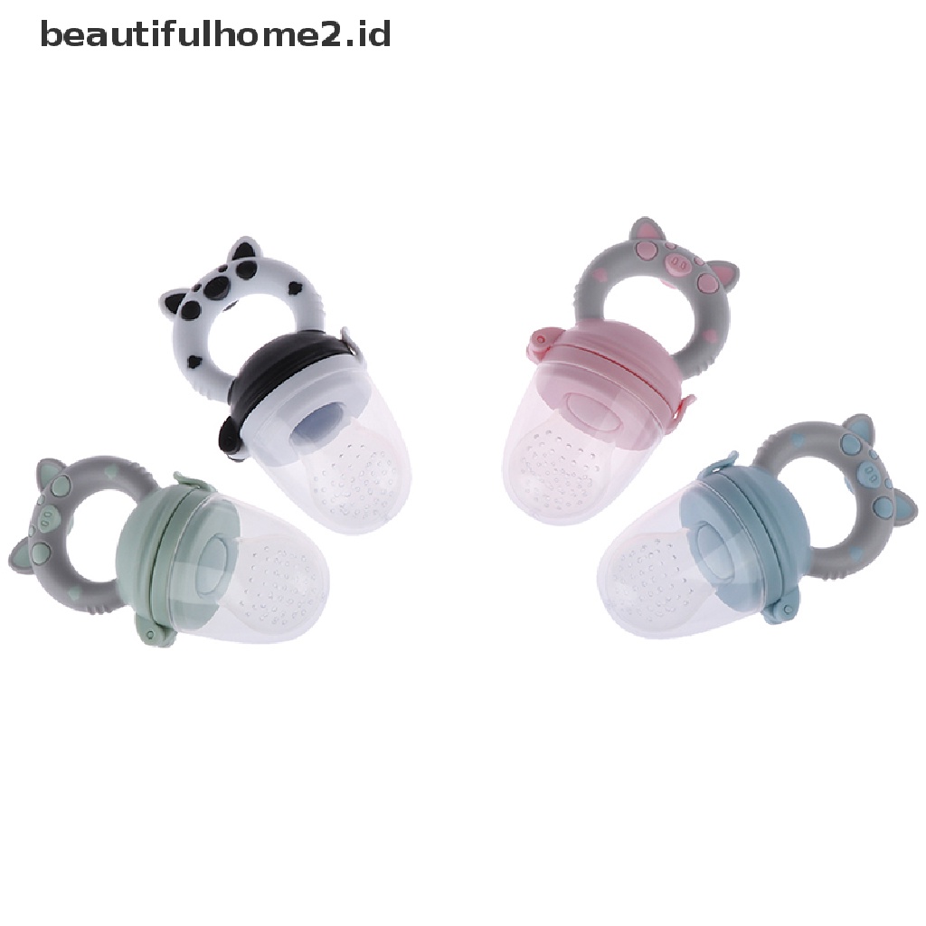 (beautifulhome2.id) 1pc Dot feeder Buah / Makanan Bayi Bahan Silikon