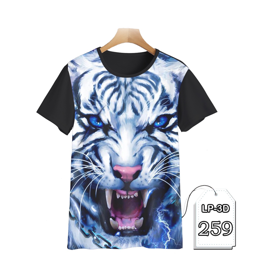 Baju Anak Harimau Putih Baju Harimau MAUNG 3D #LP3D-259