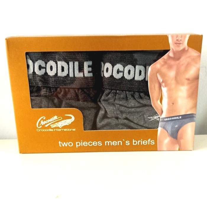 Set isi 2 Pcs Celana Dalam Pria CD Crocodile Katun Underwear Cotton 251-262