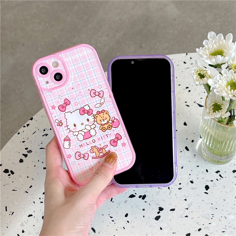 Soft Case Transparan Shockproof Cover Iphone 7 8 Plus X Xs Max 13 12 11 Pro Max