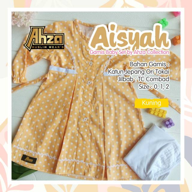 Gamis baby set by ahza collection