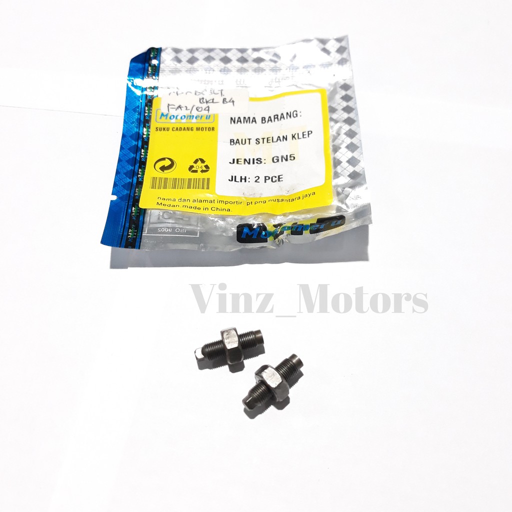 2 PCS BAUT STELAN SETELAN KLEP ASTREA GRAND - IMPRESSA - SUPRA X 125 KARBU / FI / FIT - BEAT CBS / E