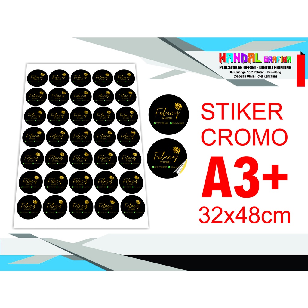 

Stiker Label Cromo | Vynil