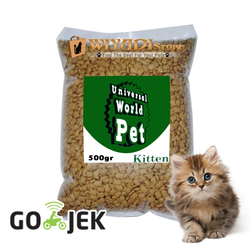 Makanan Anak Kucing Kitten Universal Kitten Repack 500gr