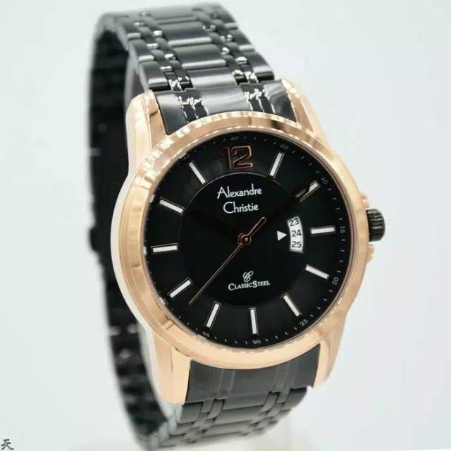 ALEXANDRE CHRISTIE PRIA AC 8325 MD ORIGINAL ( BLACK ROSEGOLD )