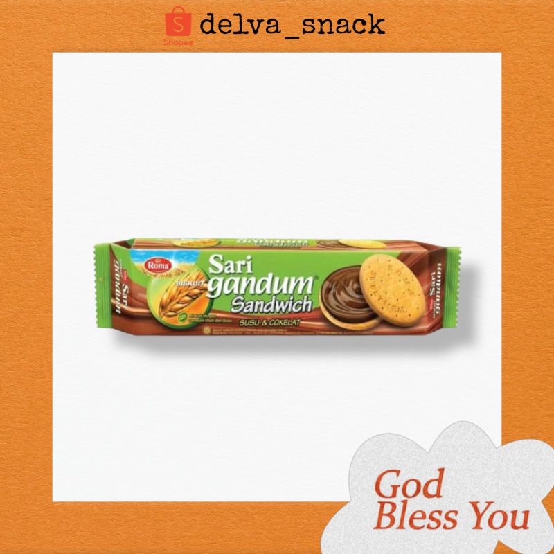 

Roma Sari Gandum Sandwich Rasa Coklat 115 gram