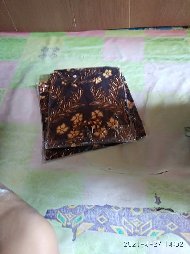 Batik Couple Keluarga Sania Ruffle Ori Ndoro Jowi Dnt Phonix