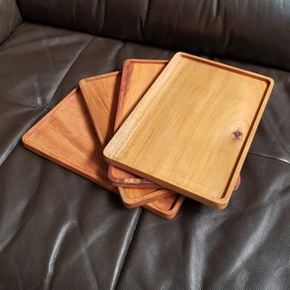 wooden tray nampan kayu mahoni  20cm x 30cm Shopee Indonesia