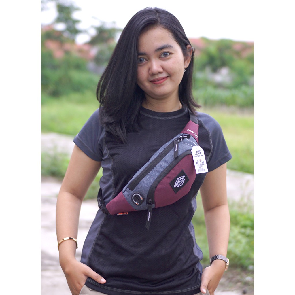 TAS PINGGANG WAISTBAG ADVENTURE GEAR QUEST