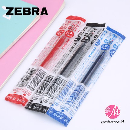 

ZEBRA REFILL PULPEN SARASA CLIP JF-0.5 BLACK BLUE RED / ISI ULANG BOLPEN HITAM BIRU MERAH