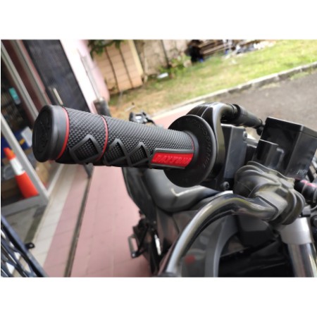 Supercross Grip Daytona Red/Grey Handfat Handgrip Grip Daytona Original