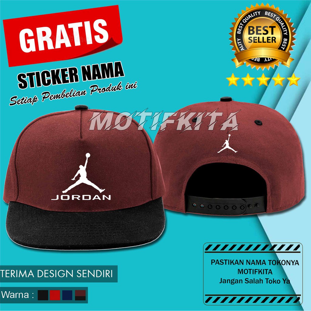Import Quality Topi Snapback NIKE AIR JORDAN - MICHAEL JORDAN BASKETBALL BASKET  Pria & Wanita