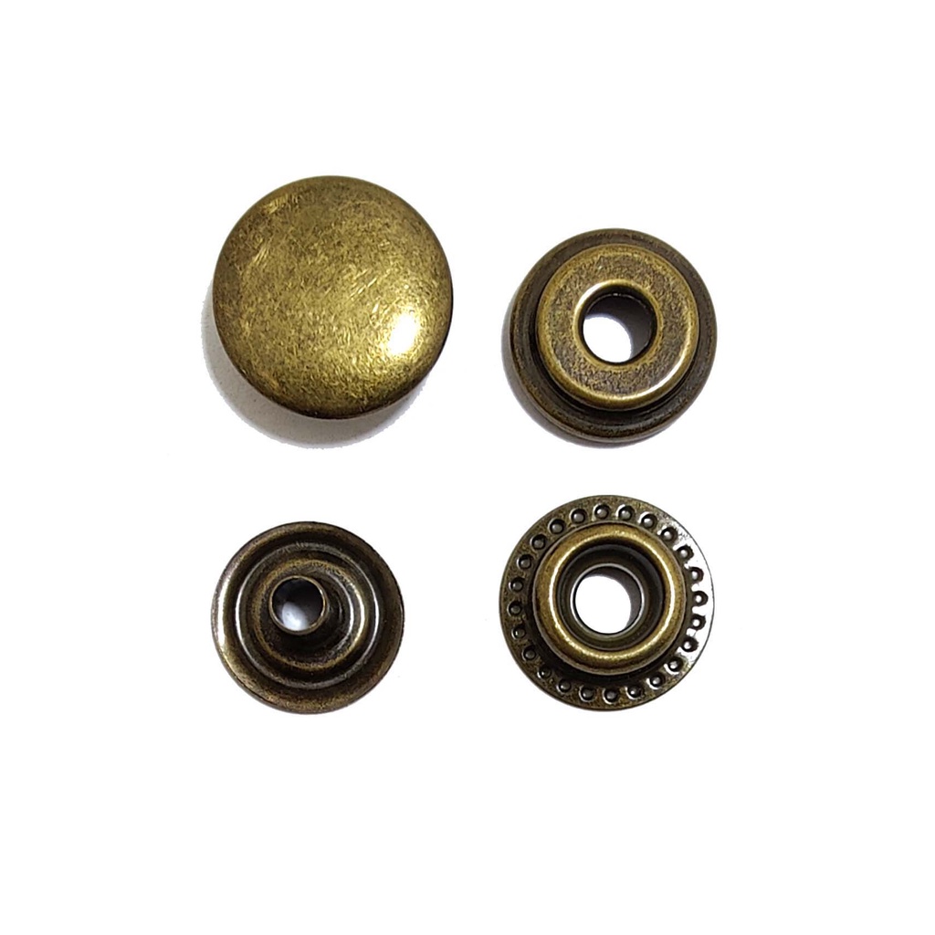 KANCING KNOP JAKET RING SNAP UKURAN 15 MM / 12 SET