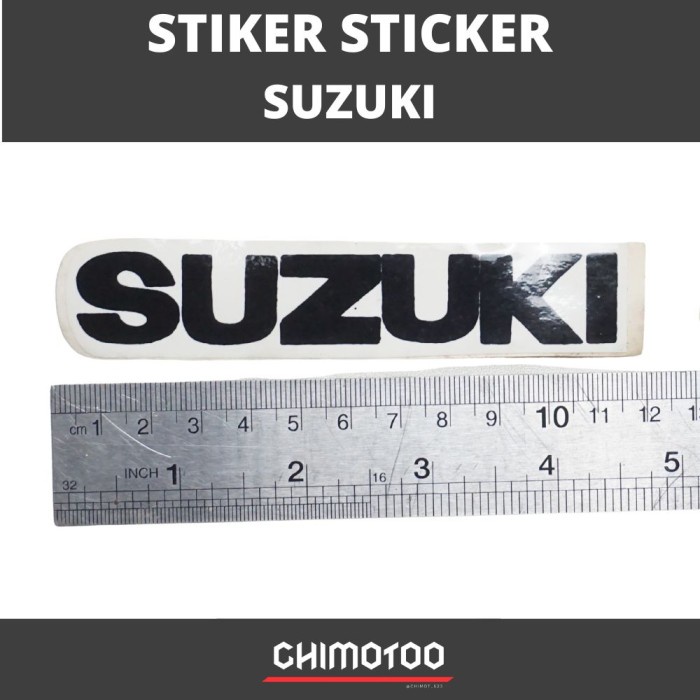 

Stiker Sticker Suzuki Lebar 2,5Cm Panjang 11,5 Cm
