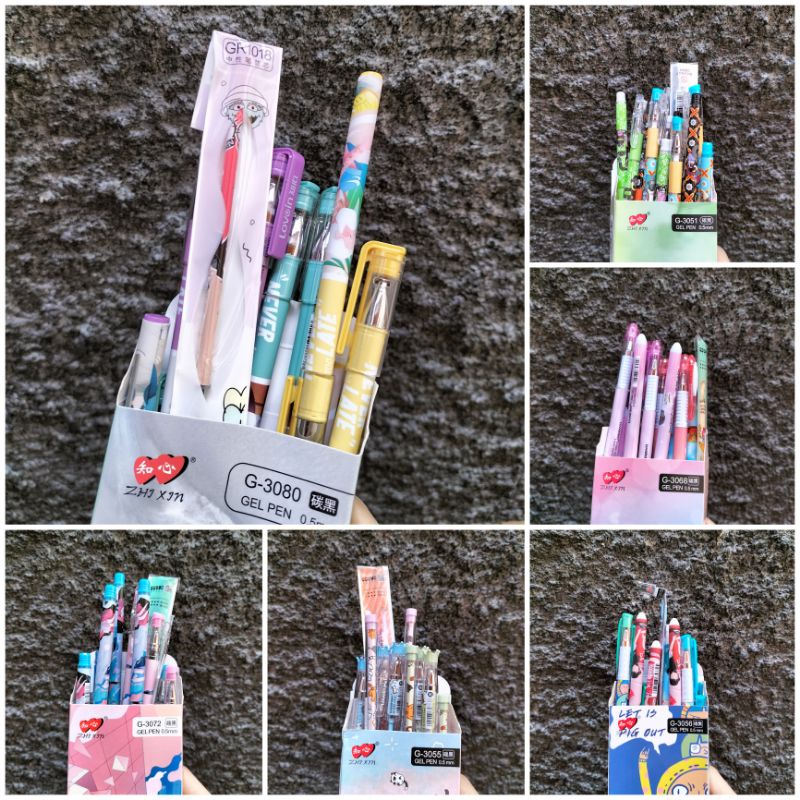 [12PCS] Pulpen Gel ZHIXIN FANCY