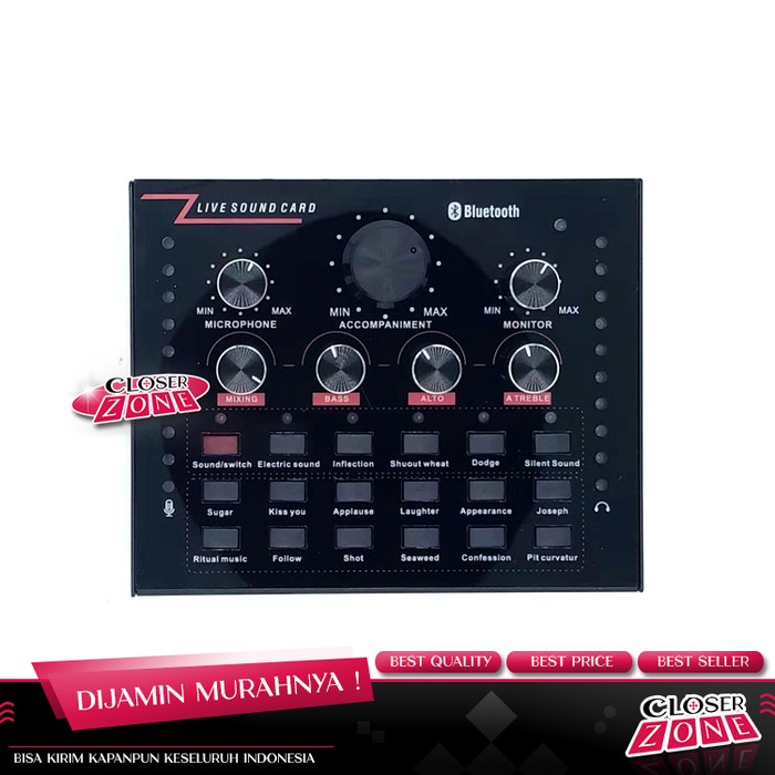 Soundcard V12 Mixer Sound Card V12 MIXER Audio USB External Soundcard