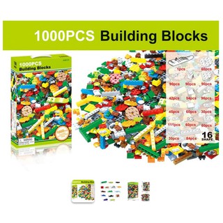 1000pcs bricks set