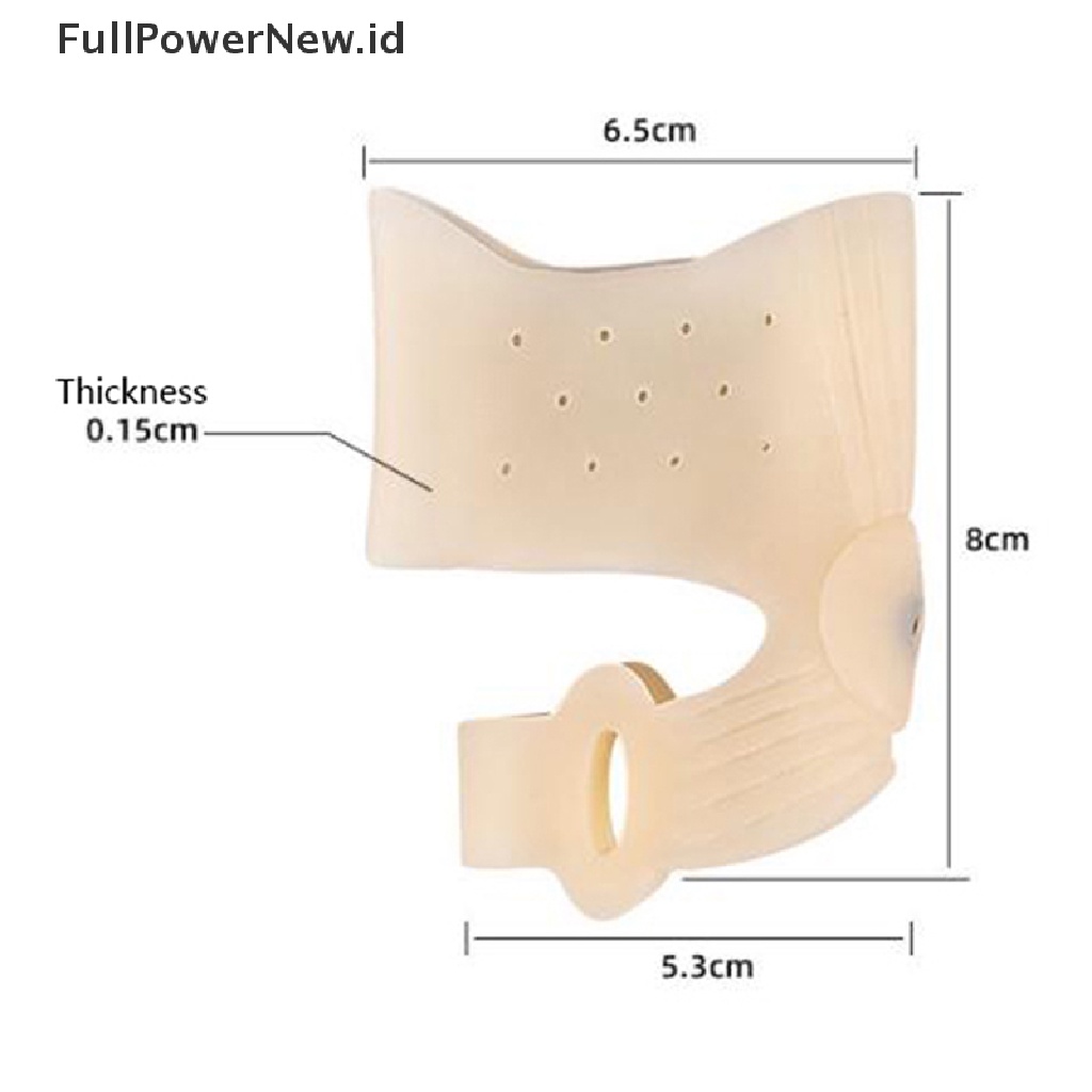 (Kuku Palsu) Alat Pemisah / Korektor Jempol Kaki Hallux Valgus / Bunion Orthotic