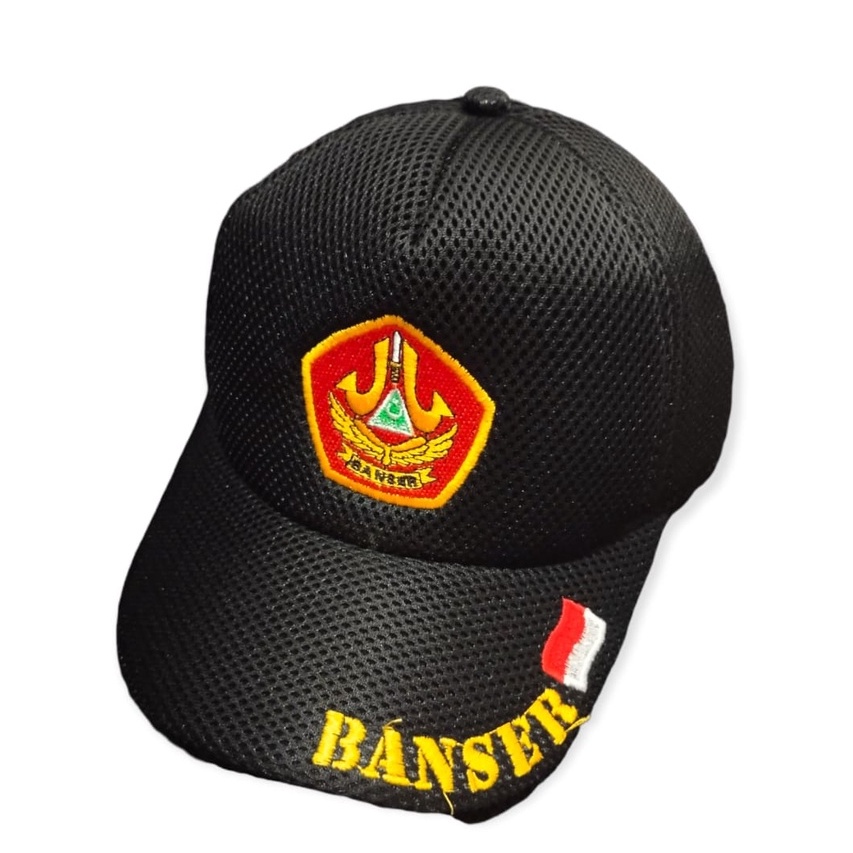 Murah (Bisa COD) Topi Banser Double Mess Bordir pria wanita dewasa bahan tebal terlaris