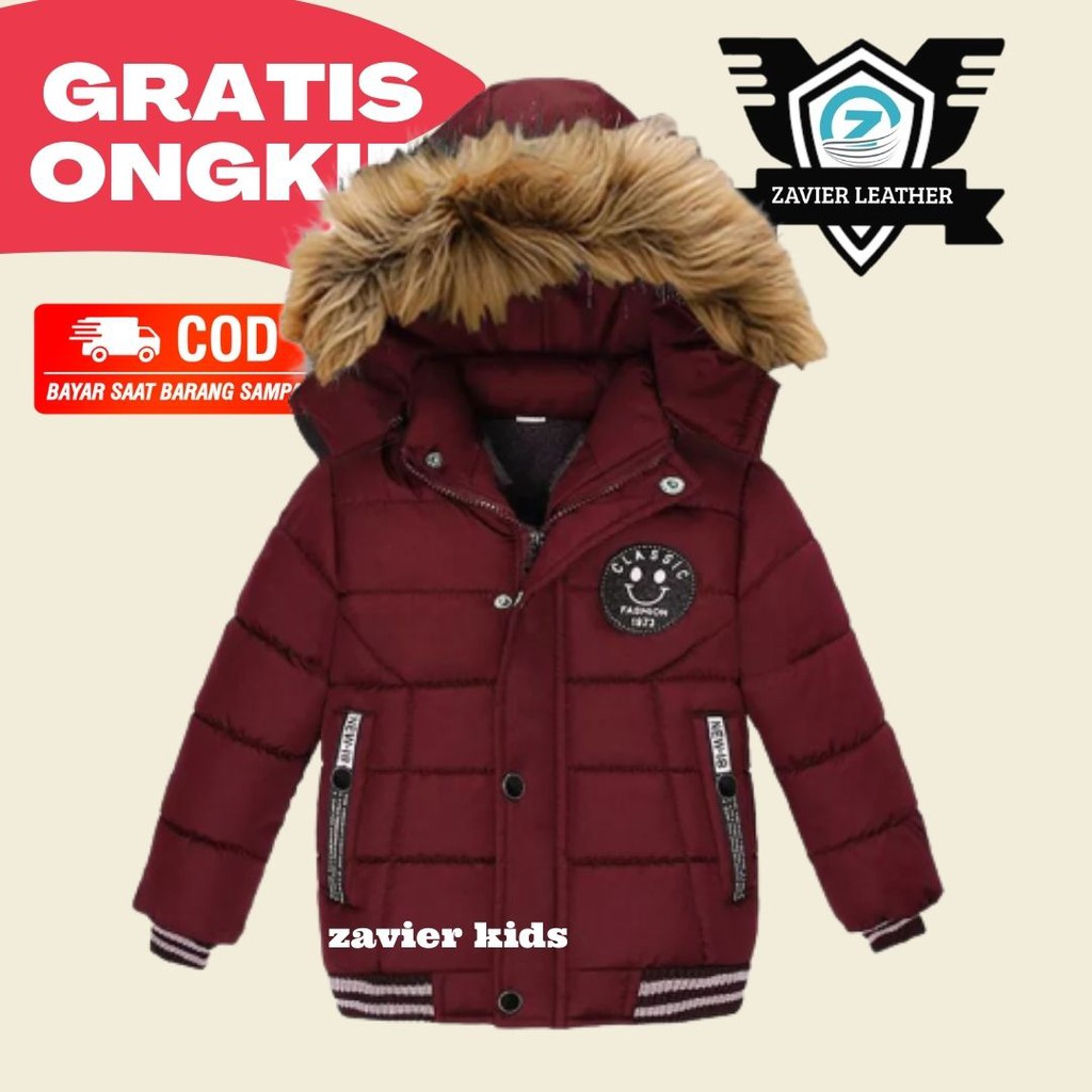 Jaket Winter Anak Hoodie Musim dingin