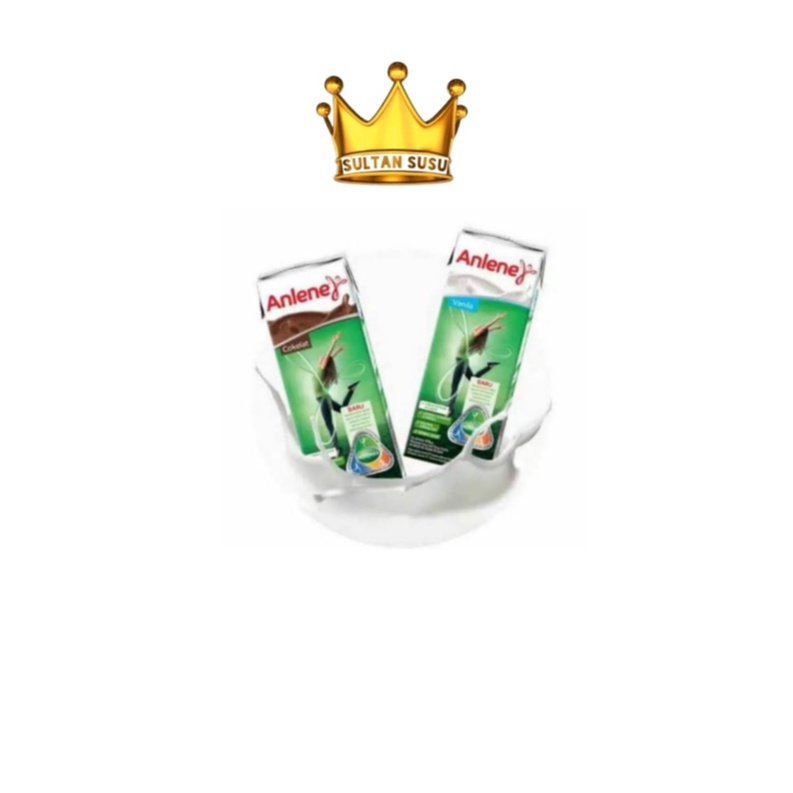 Anlene UHT Cokelat, Vanilla - Susu Cair Siap Minum 175 ml