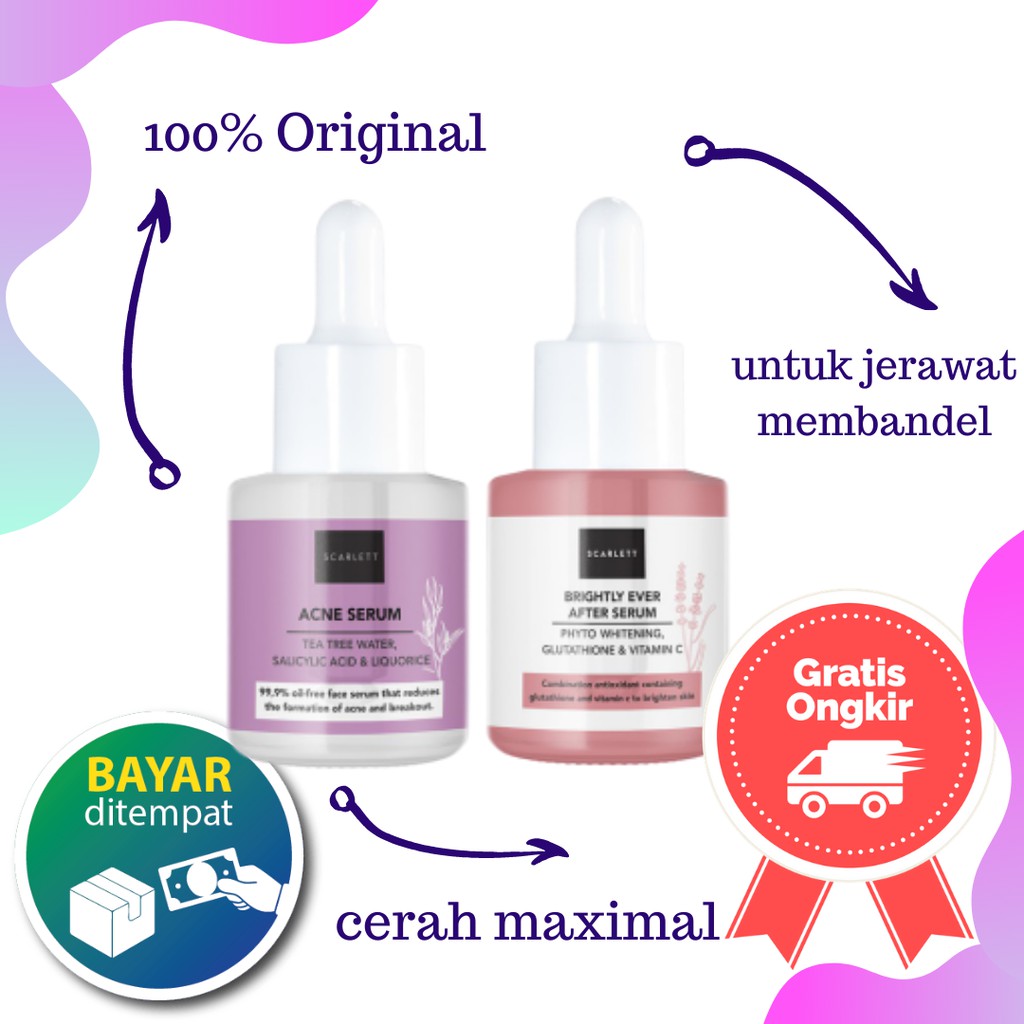 Serum Wajah / Serum Wajah Glowing / Perawatan Wajah / Serum Acne / Serum Glowing