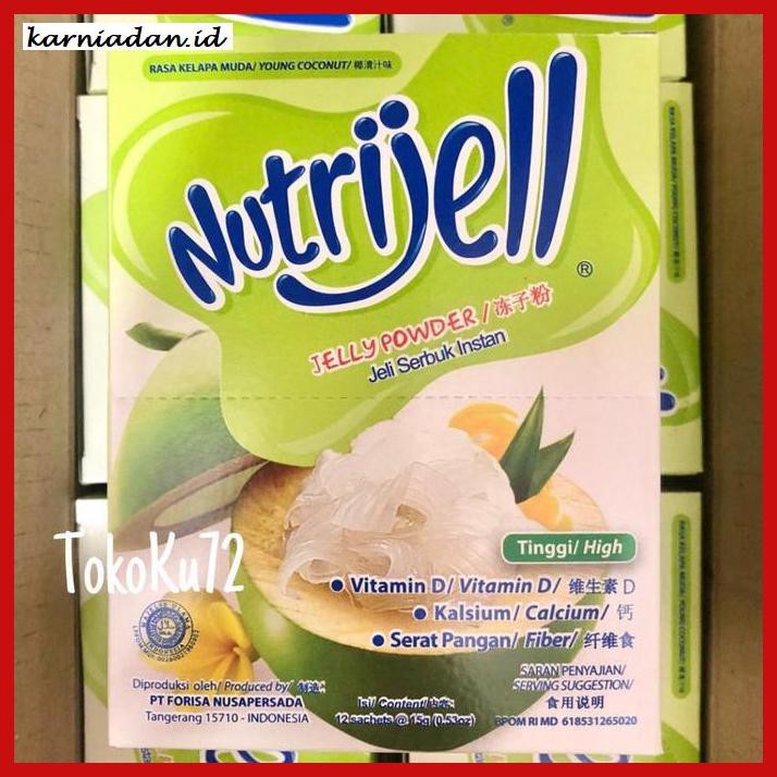 

RAGA-RAGA- NUTRIJELL KELAPA MUDA 15 GR PER BOX ISI 12 PCS -GNIDUP-NAHAB.
