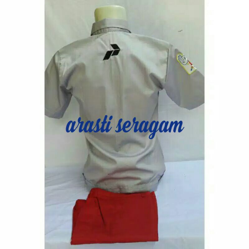 Seragam Pasti Prima SPBU Pertamina ( baju dan celana )