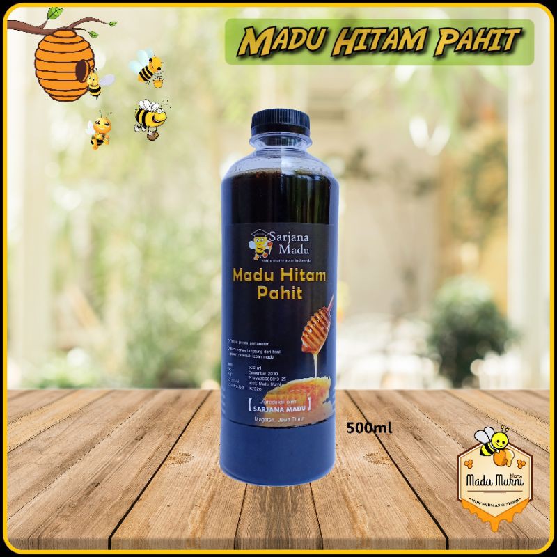 

Madu Hitam Pahit Antikanker Antioksidan 500ml