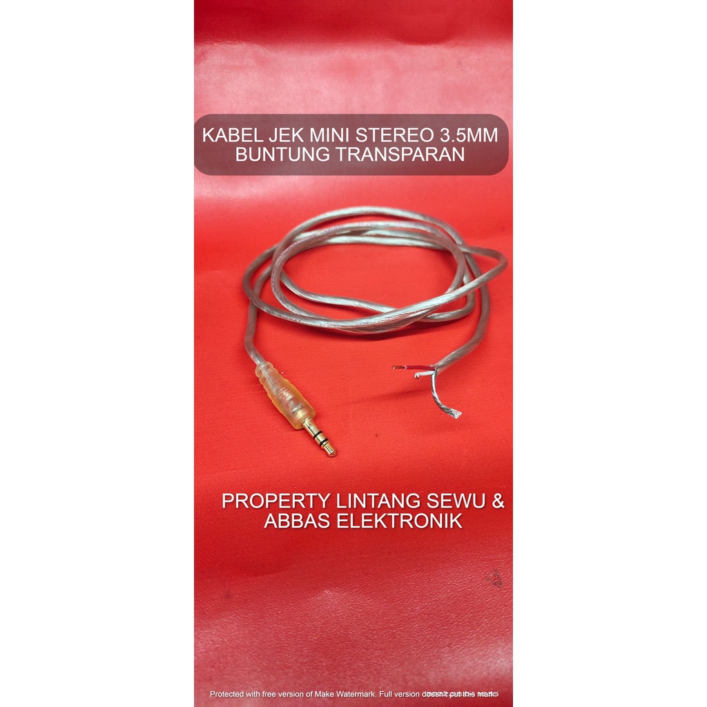 KABEL JEK MINI STEREO 3.5MM BUNTUNG