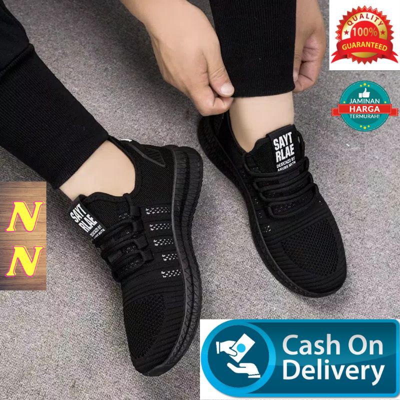 {COD} Sepatu Sneakers Pria Wanita - Sepatu Cowo Cewe Olahraga - Sepatu Import Kasual Running Murah