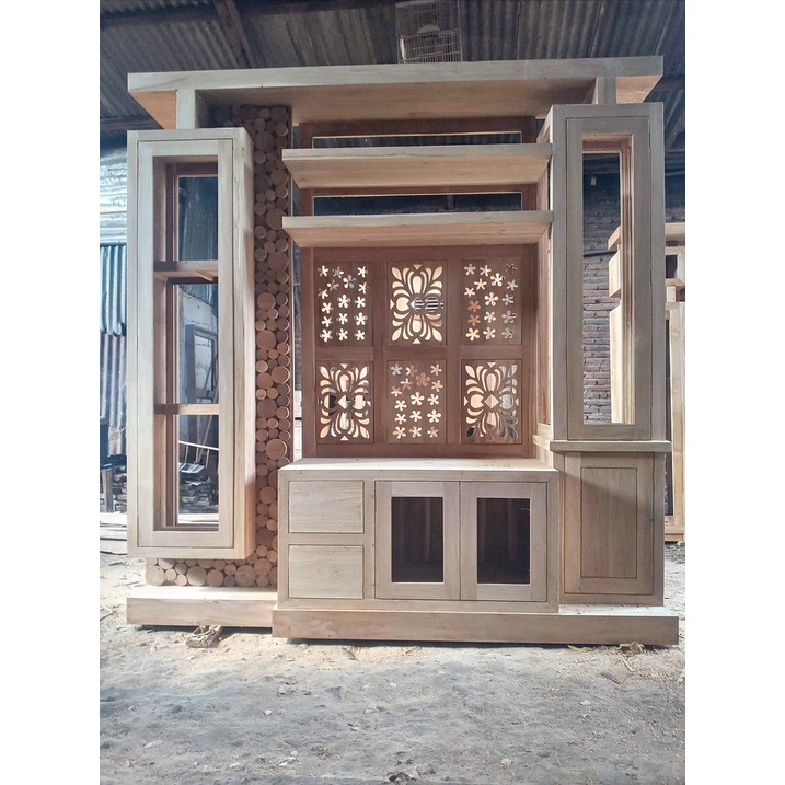 Penyekat Ruangan Minimalis Kayu Jati